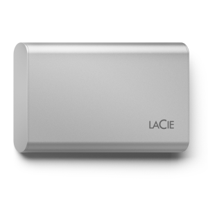 LaCie 500GB USB 3.1 Gen 2 Type-C Külső SSD - Ezüst (STKS500400)