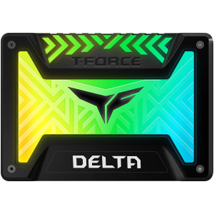 Teamgroup 512GB T-Force Delta RGB Lite (5V) 2.5" SATA3 SSD - Fekete