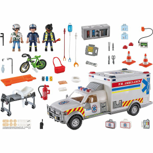 Playmobil Cty Action - US Ambulance mentőjármű