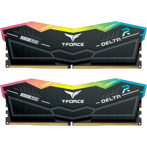 Teamgroup 32GB / 7800 T-Force Delta RGB DDR5 RAM KIT (2x16GB) - Fekete