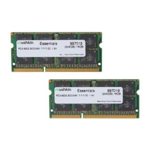 Mushkin 16GB /1066 Essentials DDR3 Notebook RAM KIT (2x8GB)