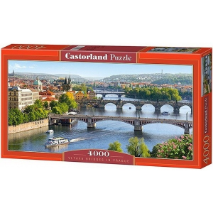 Castorland Prága hídjai 4000 db-os (C-400096)