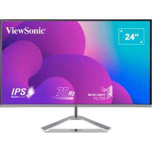 ViewSonic VX2476-SMH 23,6'' Sík FullHD 75 Hz 16:9 IPS LED Monitor