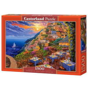 Castorland 1500 db-os puzzle - Romantikus naplemente Positanoban (C-152209)
