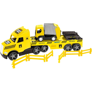 Wader Magic Truck Technic tow - játék kamion kukásautóval - Wader