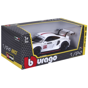 BBurago 1: 24 Porsche 911 RSR GT versenyautó (18-28002)