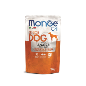  Monge Grill Dog Senior - kacsa 100 g