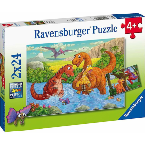 Ravensburger Dinoszauruszok a folyóban 2 az 1-ben puzzle (5030)