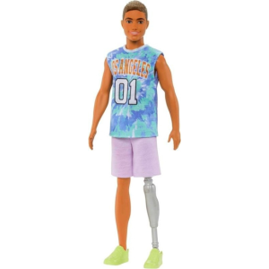 Mattel Barbie Fashionistas - Ken baba lábprotézissel (DWK44-HJT11)