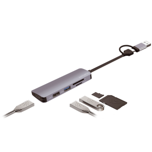 4smarts USB Type-C 2.0 HUB (5 port) (4S469630)