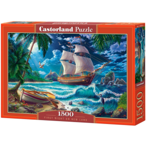 Castorland 1500 db-os puzzle - First Night on New Land (C-152070)