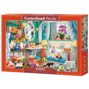 Castorland 1500 db-os puzzle - Crazy Pet Bath (C-152094)
