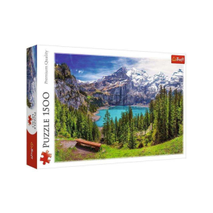 Trefl : Oeschinen-tó, Alpok, Svájc - 1500 darabos puzzle