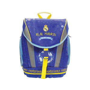 Eurocom Real Madrid ergonomikus iskolatáska, hátizsák kék-sárga színben