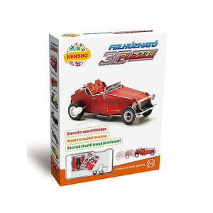 Hope Winning Felhúzható Piros Oldtimer autó 3D puzzle