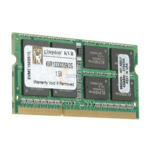 Kingston Technology ValueRAM 2GB, 1333MHz, DDR3, Non-ECC, CL9, SODIMM memóriamodul 1 x 2 GB (KVR1333D3S9/2G)