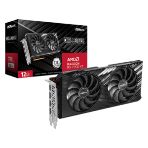 Asrock Videokártya PCI-Ex16x AMD RX 7700XT CHALLENGER 12GB DDR6 OC (349802)