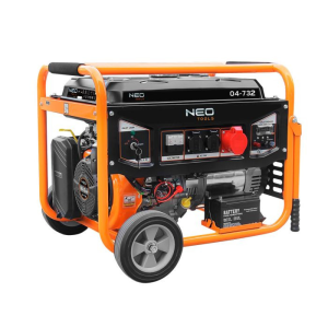 Neo Tools 04-732 Benzinmotoros Háromfázisú áramfejlesztő 7- 7,5kW