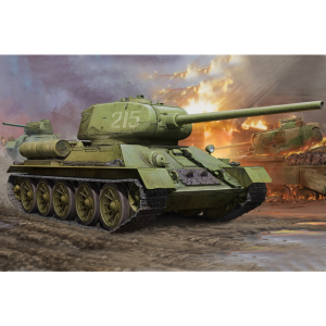 HobbyBoss II. Világháborús Szovjet T-34/85 tank műanyag modell (1:16) (MHB-82602)