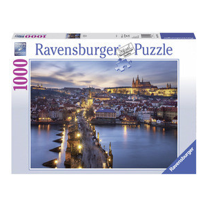 Ravensburger : Puzzle 1000 db - Prága éjjel