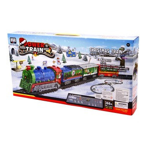  Power Train karácsonyi vonat készlet - 366 cm