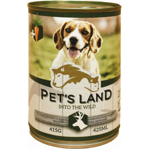 Pet&#039;s Land Pet s Land Dog Konzerv Vadhús répával 415g