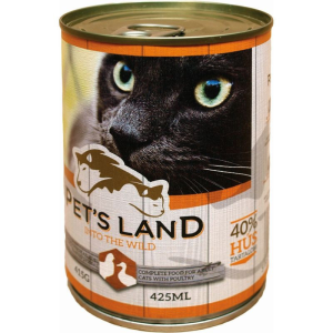 Pet&#039;s Land Pet s Land Cat Konzerv Baromfi 415g