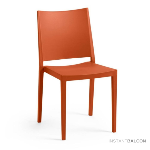 Rojaplast Nagy teherbírású rakásolható UV álló műanyag kerti szék,téglaszínű - MOSK