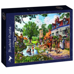 Bluebird 500 db-os puzzle - A Village in Summer (90568)