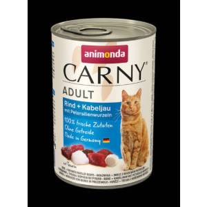 Animonda Carny Adult (tőkehal,petrezselyemgyökér) konzerv - Felnőtt macskák részére (400g)