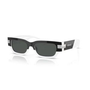 Versace VE4465 545987 TOP BLACK/WHITE DARK GREY napszemüveg