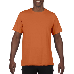 GILDAN Rövid ujjú Actíve Fit férfi sport póló, Gildan GI46000, Sport Orange-S