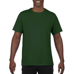 GILDAN Rövid ujjú Actíve Fit férfi sport póló, Gildan GI46000, Sport Dark Green-2XL