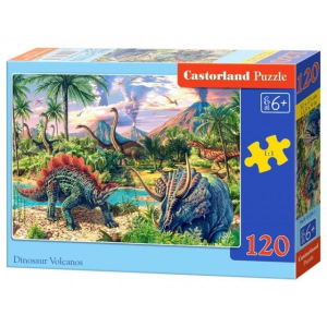 Castorland Dinoszauruszok és vulkánok 120 db-os (B-13234)