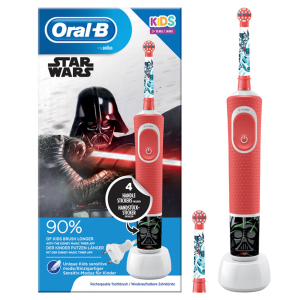Oral-B Kids Star Wars Elektromos fogkefe - Piros/Mintás