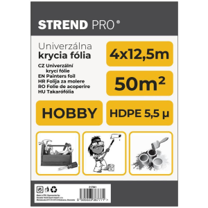  Strend Pro, Hobby 4 x 12,5 m, 5,5 µ, festő takarófólia