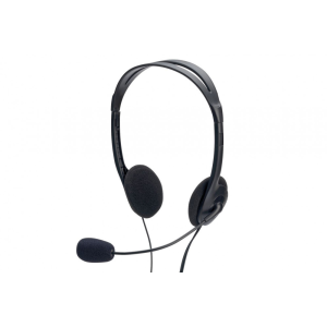  Ednet Stereo PC Headset with volume control Black