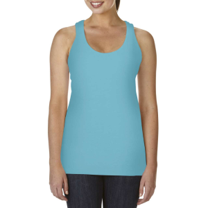 Comfort Colors CCL4260 mosott hatású Női ujjatlan póló-trikó Comfort Colors, Lagoon Blue-XS