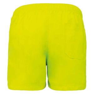 PROACT PA169 bársonyos tapintású férfi úszó rövidnadrág Proact, Fluorescent Yellow-S