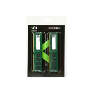 Mushkin Essentials - DDR4 - kit - 32 GB: 2 x 16 GB - DIMM 288-pin - 3200 MHz / PC4-25600 - unbuffered (MES4U320NF16GX2)
